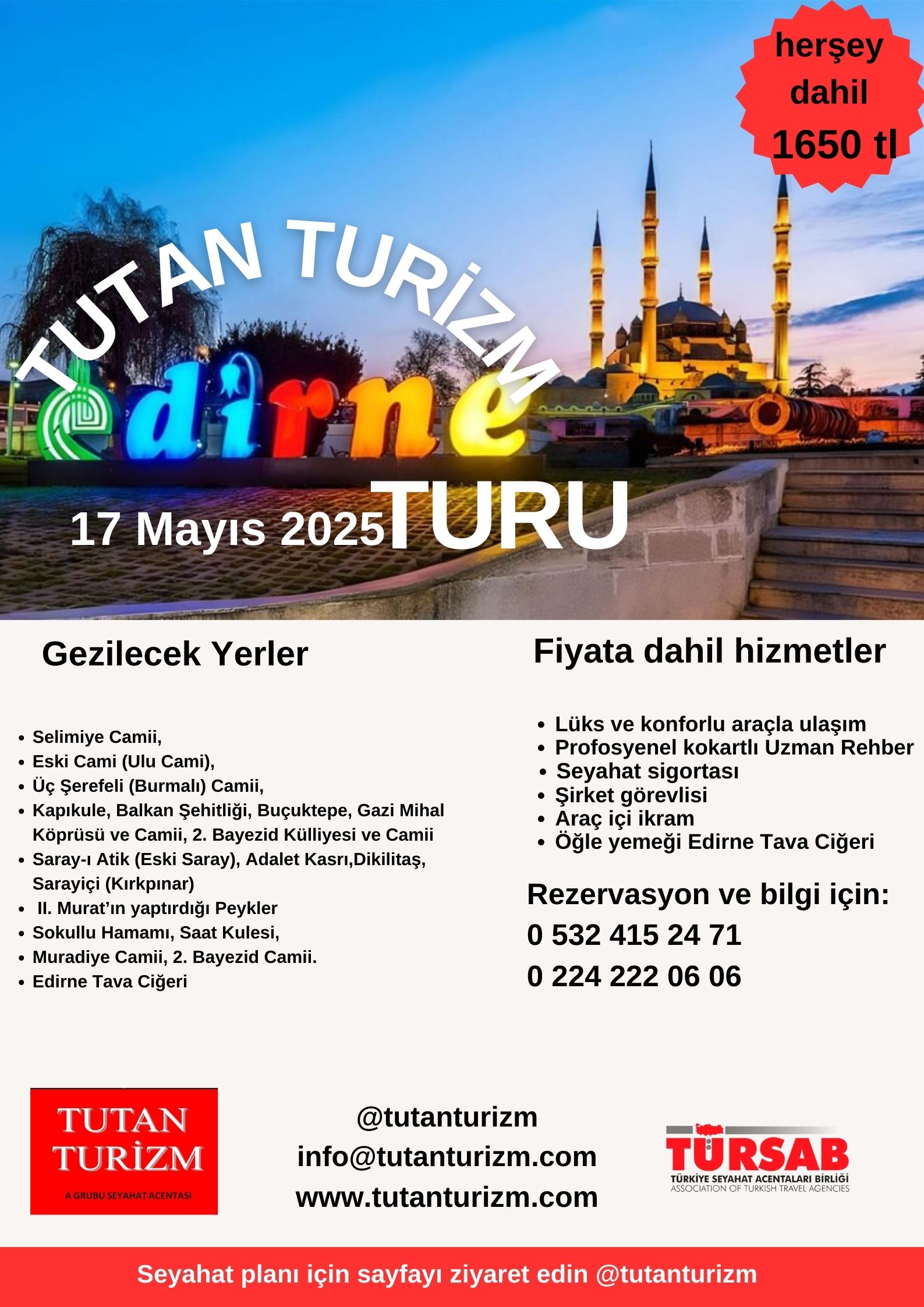 EDİRNE TURU